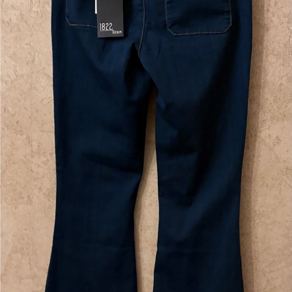 1822 Denim Silk Denim Flare - Picture 4 of 8